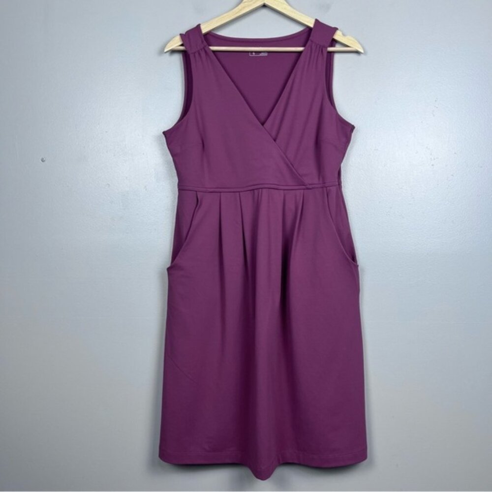 Eddie Bauer Women's Travex Sleeveless Stretch Athletic Dress Size L; Travel